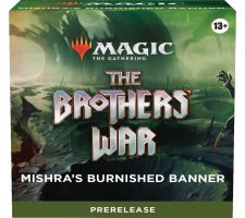 The Brothers' War Prerelease Pack Mishras Burnished Banner sealed product