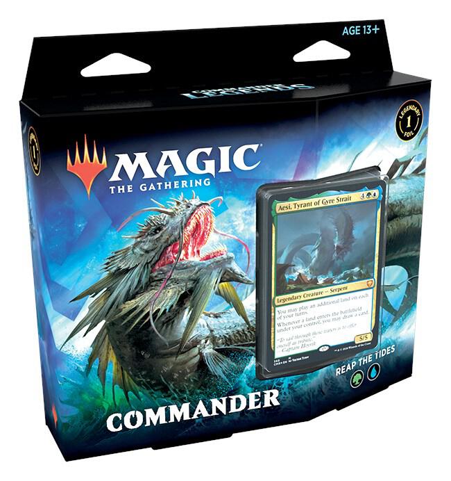 Commander Legends Commander Deck Reap the Tides sealed product