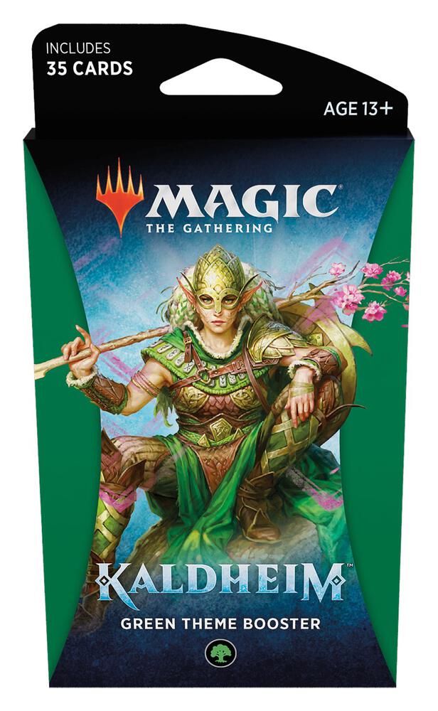 Kaldheim Theme Booster Green sealed product