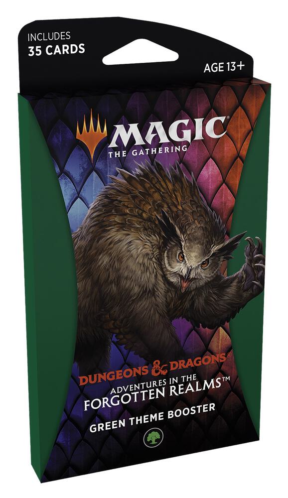 Adventures in the Forgotten Realms Theme Booster Green sealed product