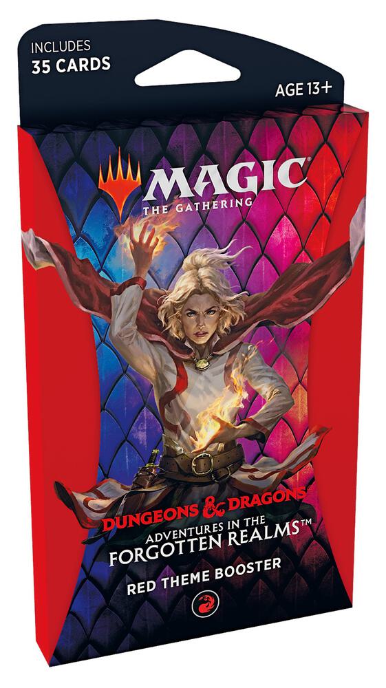 Adventures in the Forgotten Realms Theme Booster Red sealed product