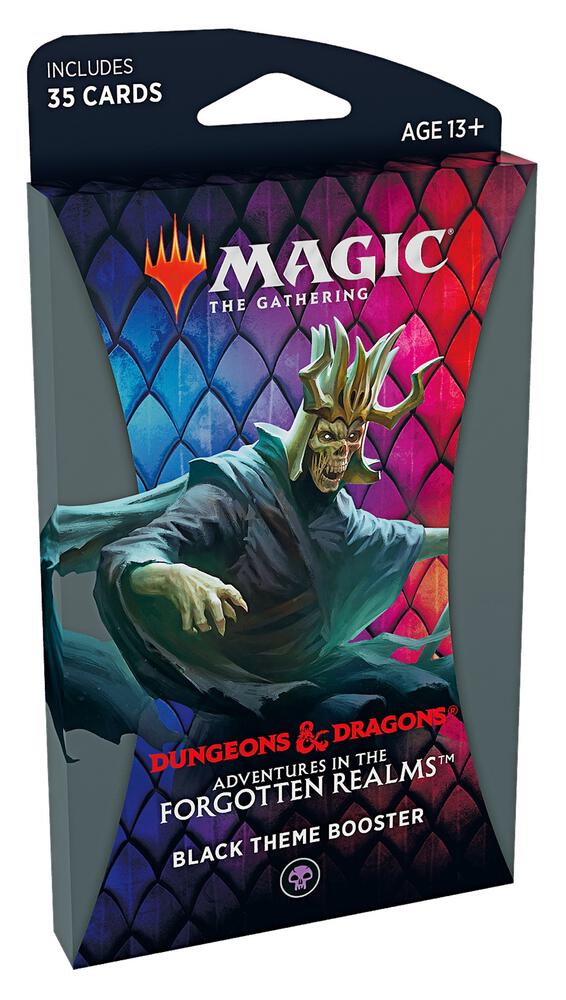 Adventures in the Forgotten Realms Theme Booster Black sealed product