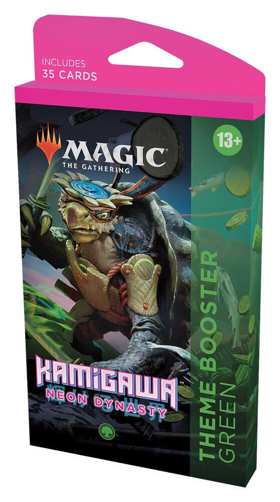 Kamigawa Neon Dynasty Theme Booster Green sealed product