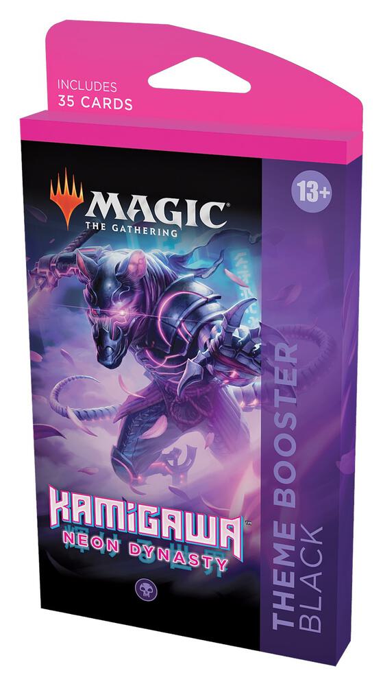 Kamigawa Neon Dynasty Theme Booster Black sealed product