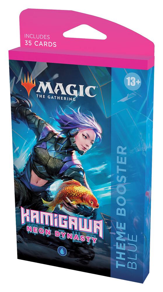 Kamigawa Neon Dynasty Theme Booster Blue sealed product