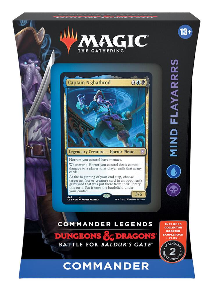 Commander Legends Battle for Baldurs Gate Commander Deck Mind Flayarrrs sealed product