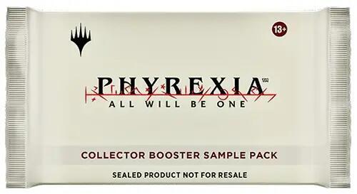 Phyrexia All Will Be One Collector Booster Sample Pack sealed product