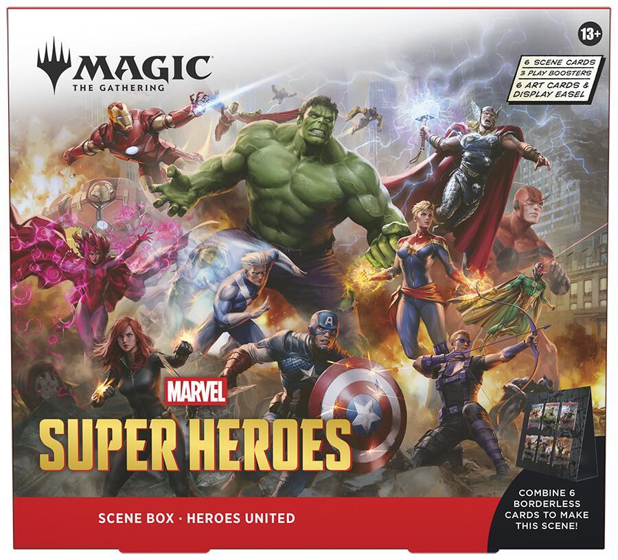 Marvel Super Heroes Scene Box Heroes United sealed product