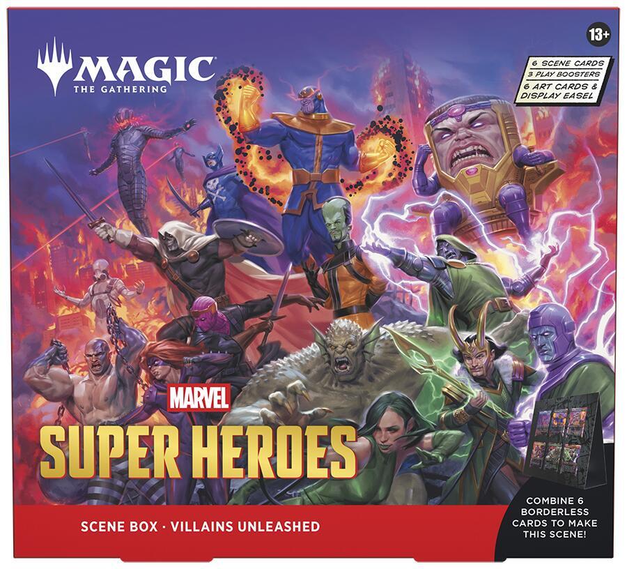 Marvel Super Heroes Scene Box Villains Unleashed sealed product