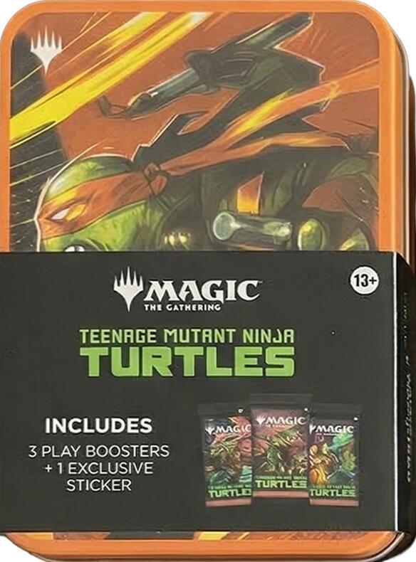Teenage Mutant Ninja Turtles Tin Michelangelo sealed product