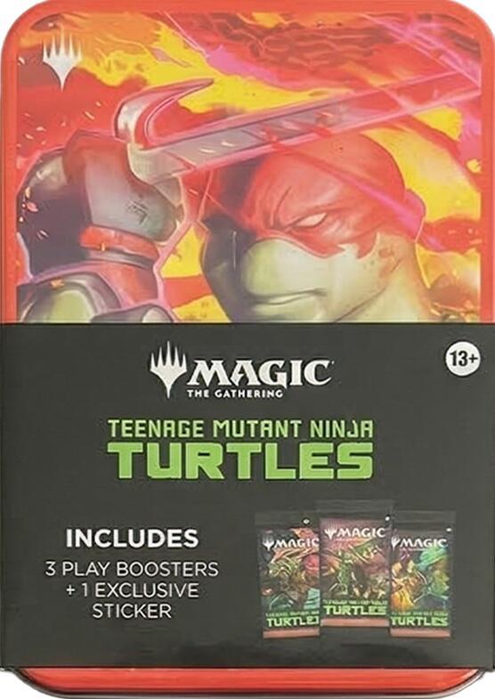 Teenage Mutant Ninja Turtles Tin Raphael sealed product
